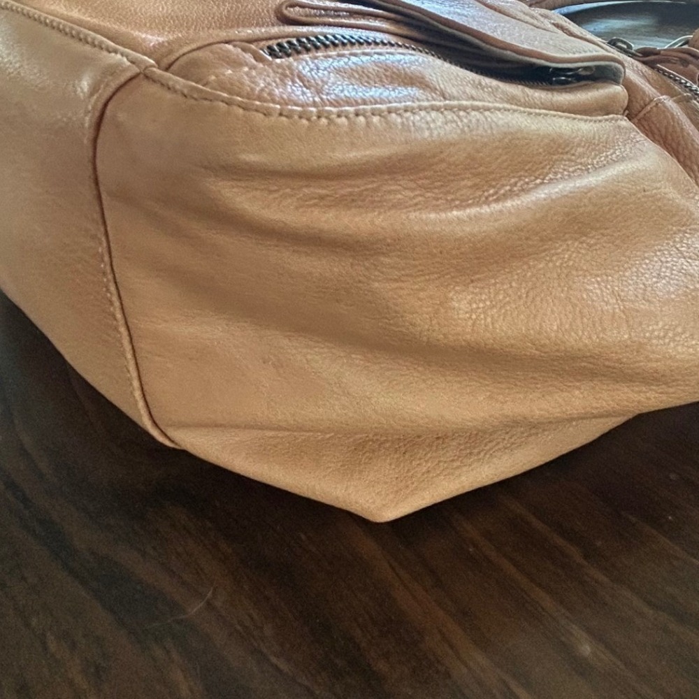 Day & Mood Hannah Leather Bag Large Hobo Crossbody Tote Pockets Utility Travel - Picture 7 of 14